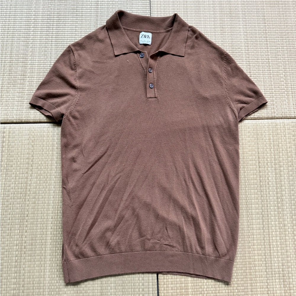 Zara Brown Polo, M/L